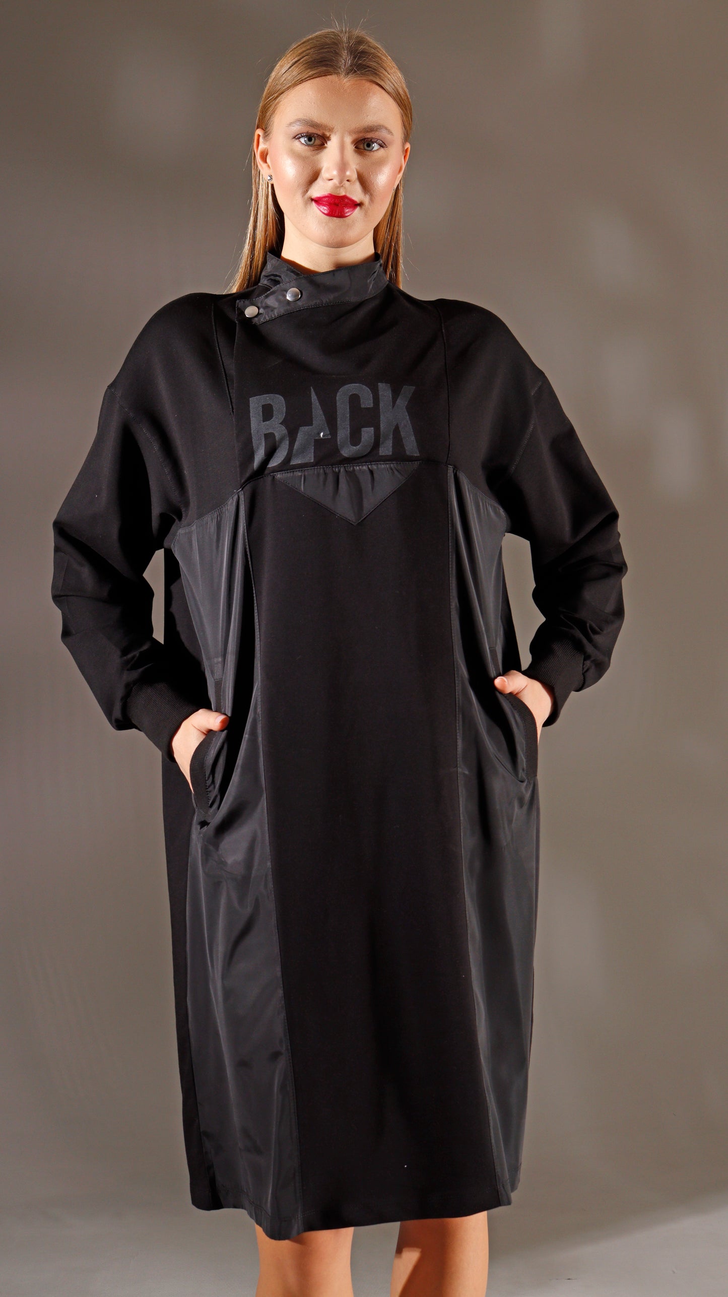 BACK Black Dress (7773)